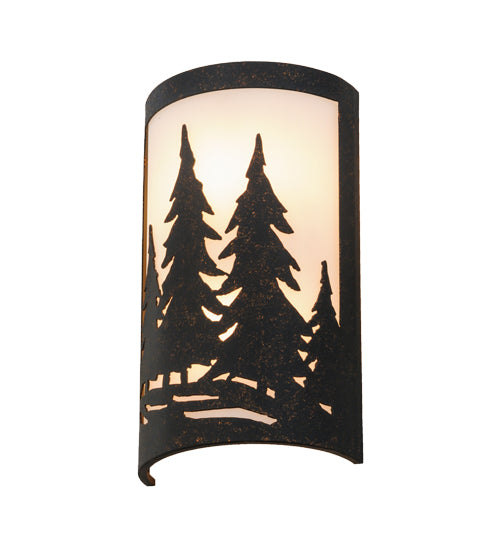 2nd Avenue 8" Tall Pines Ada Wall Sconce