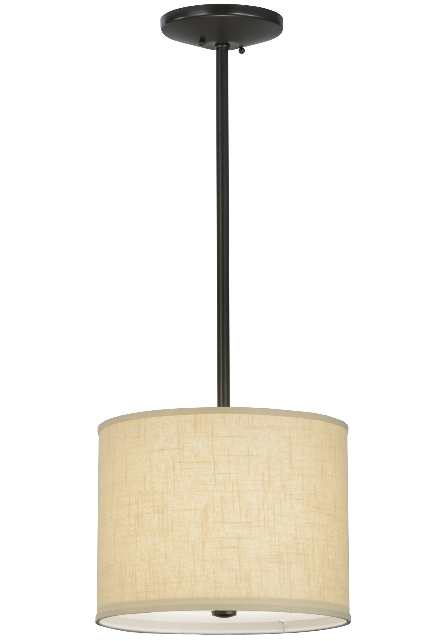 2nd Avenue 14" Cilindro Beige Textrene Pendant