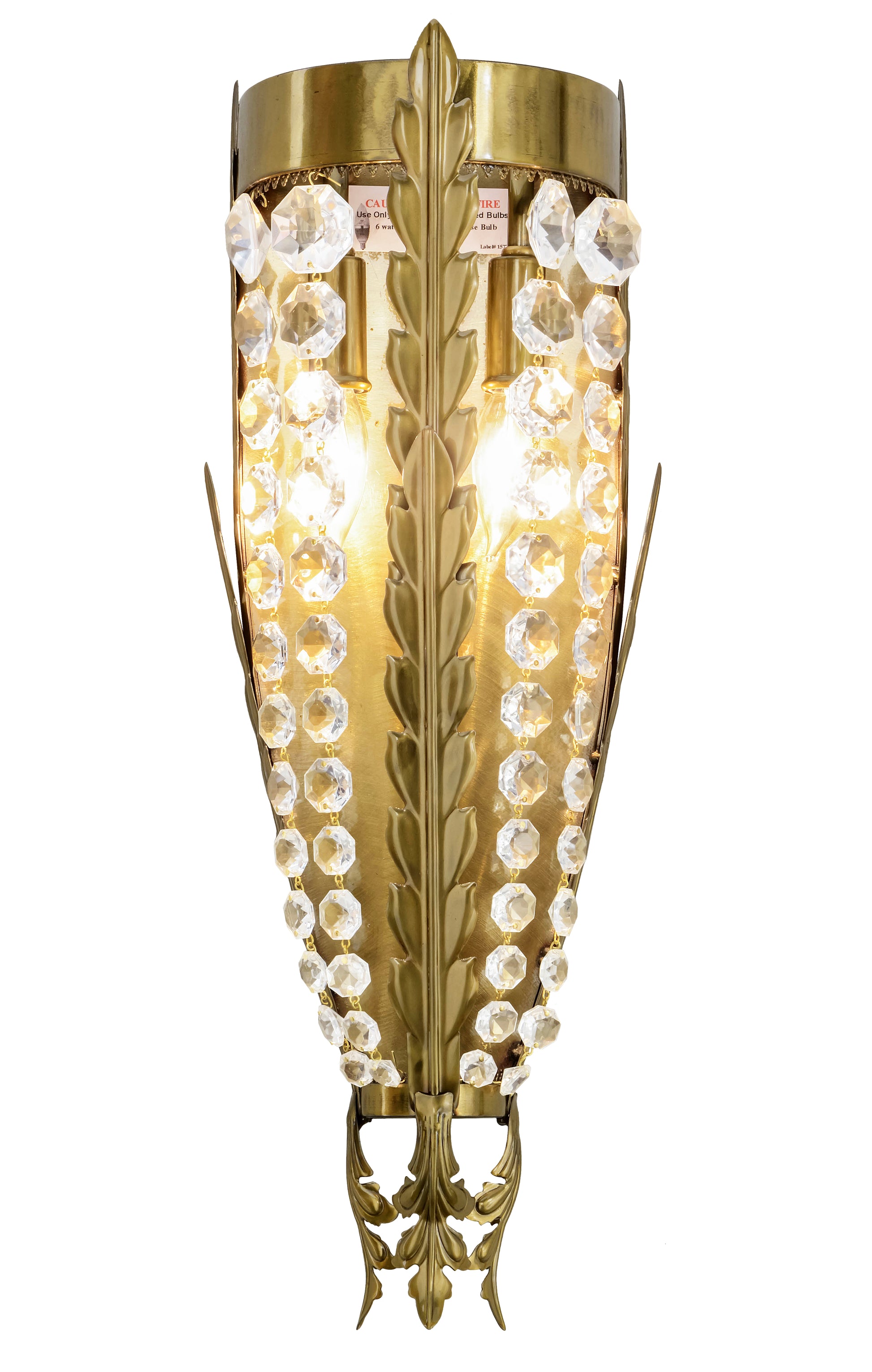 2nd Avenue 7" Chrisanne Crystal Wall Sconce