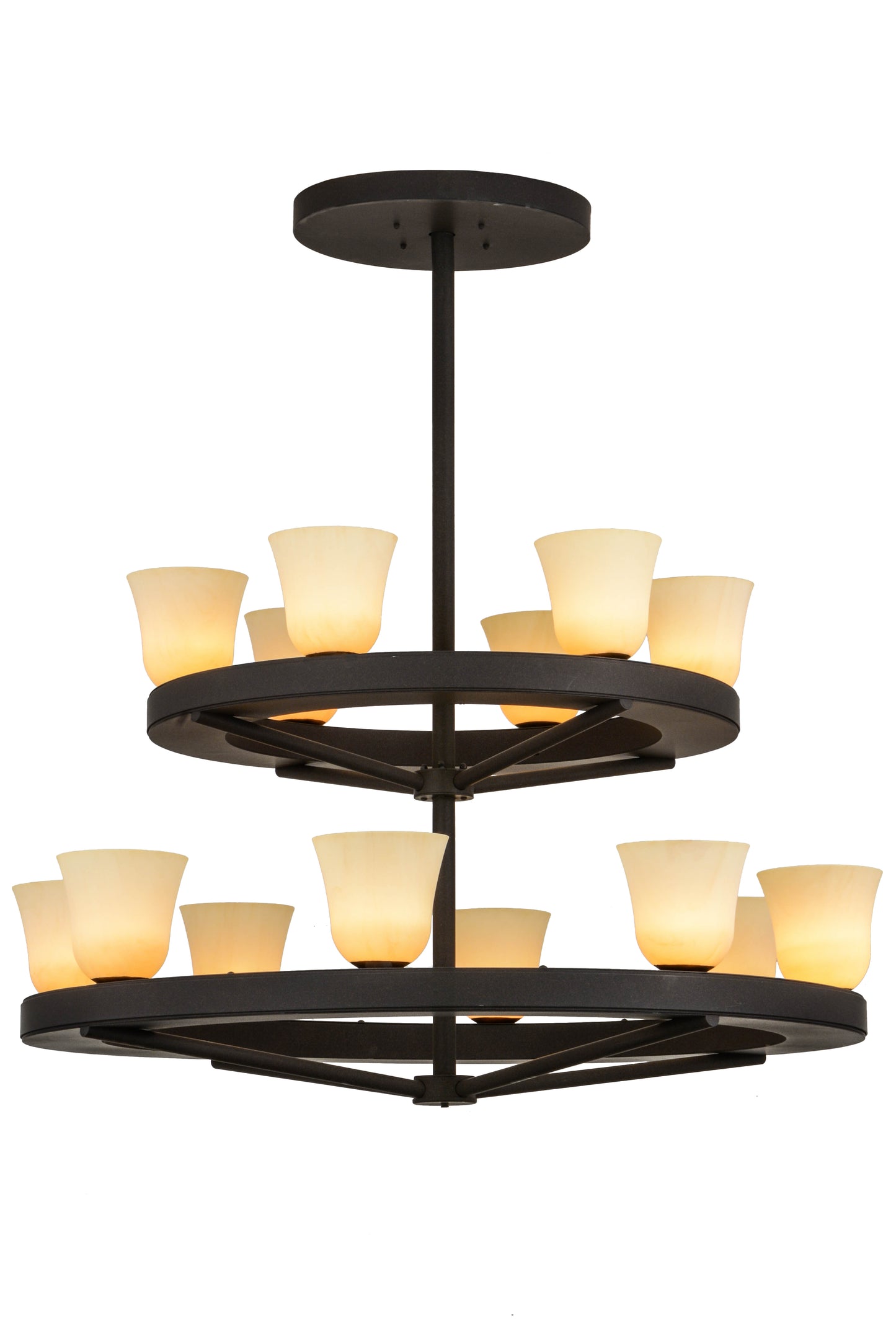 2nd Avenue 57" Loxley Piedmont 14-Light Two Tier Chandelier