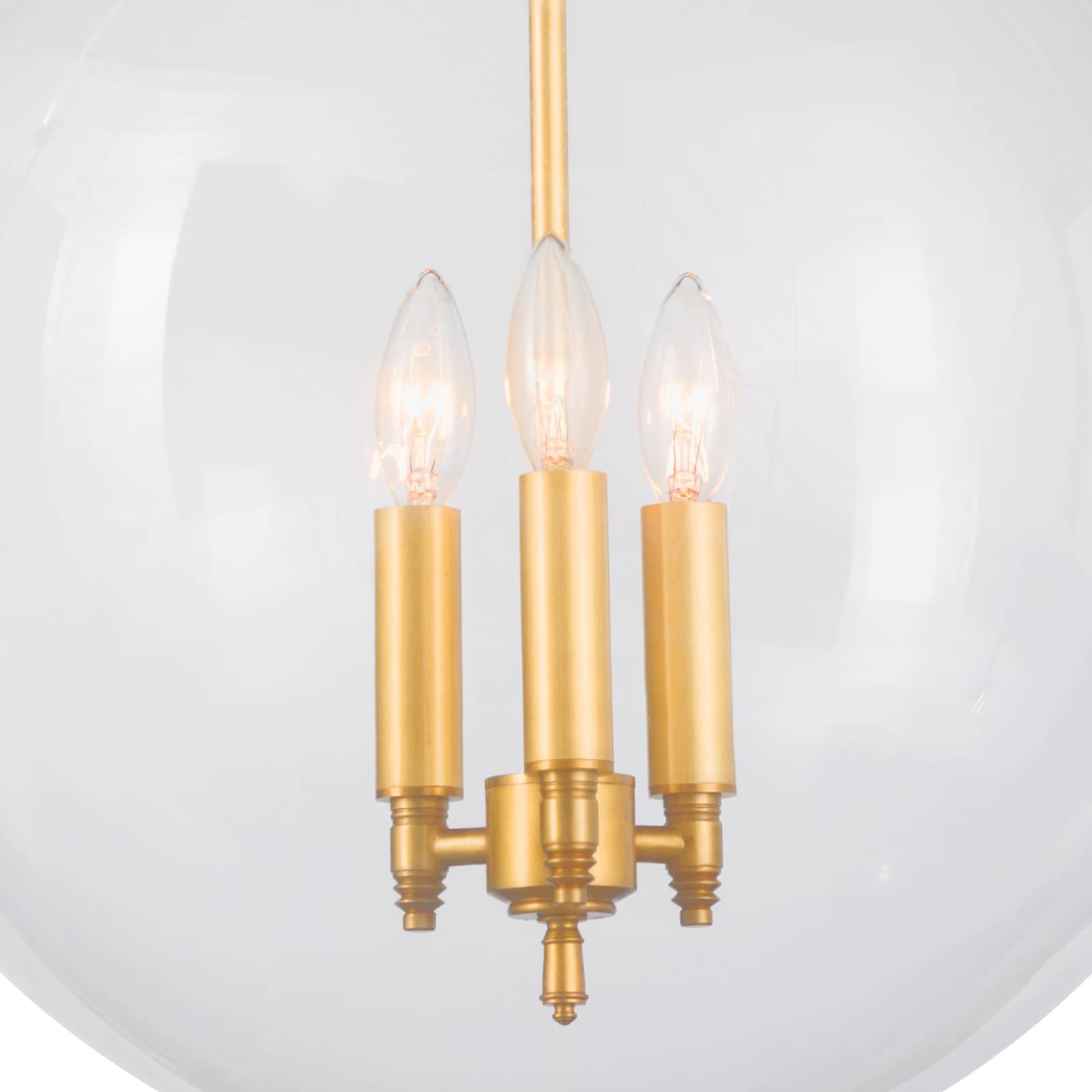 Globe Pendant in Oil Rubbed Bronze and Natural Brass by Southern Living
