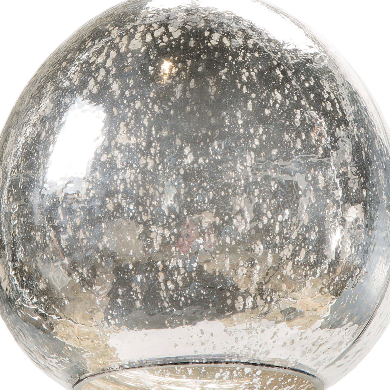 Glass Float Pendant in Antique Mercury by Regina Andrew