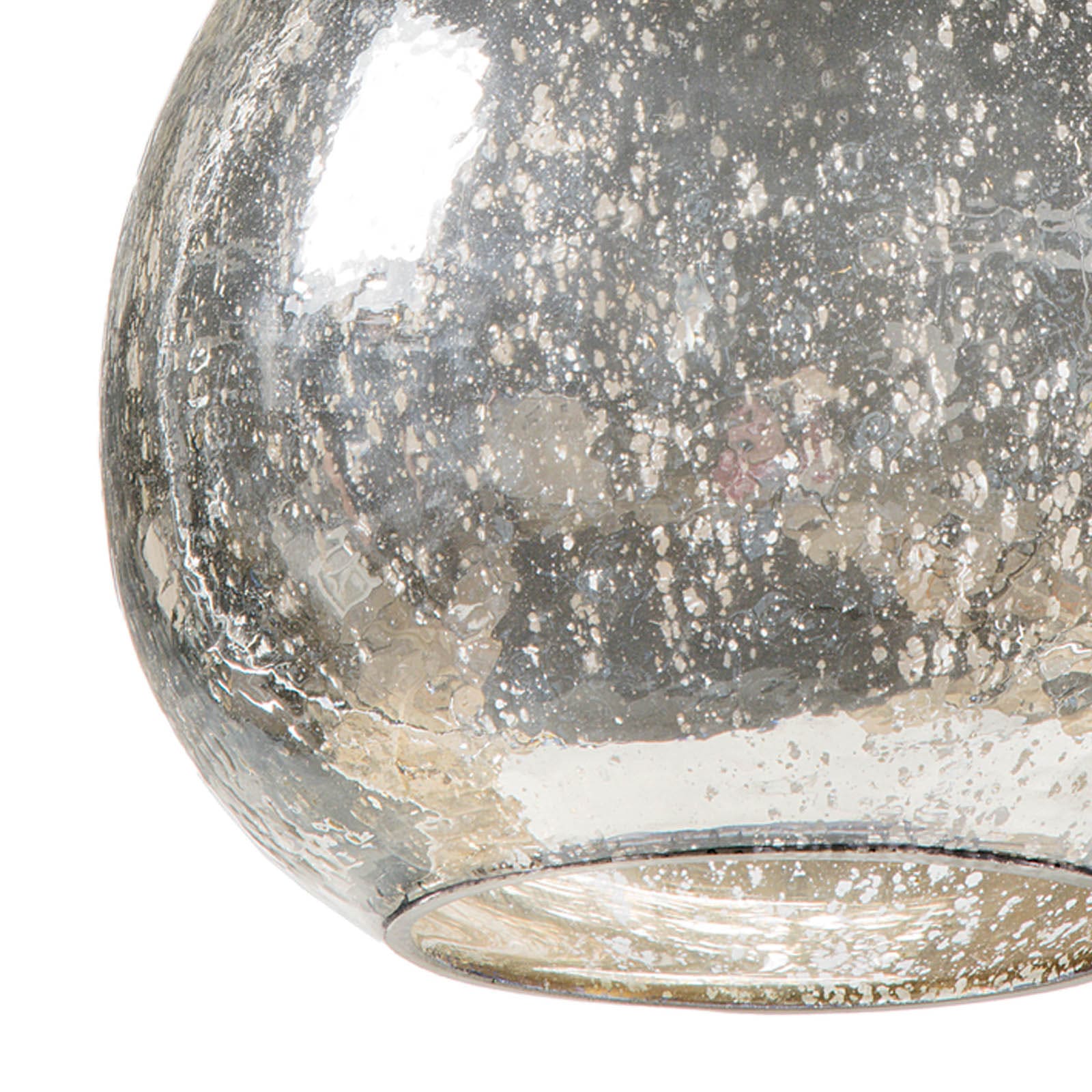 Glass Float Pendant in Antique Mercury by Regina Andrew