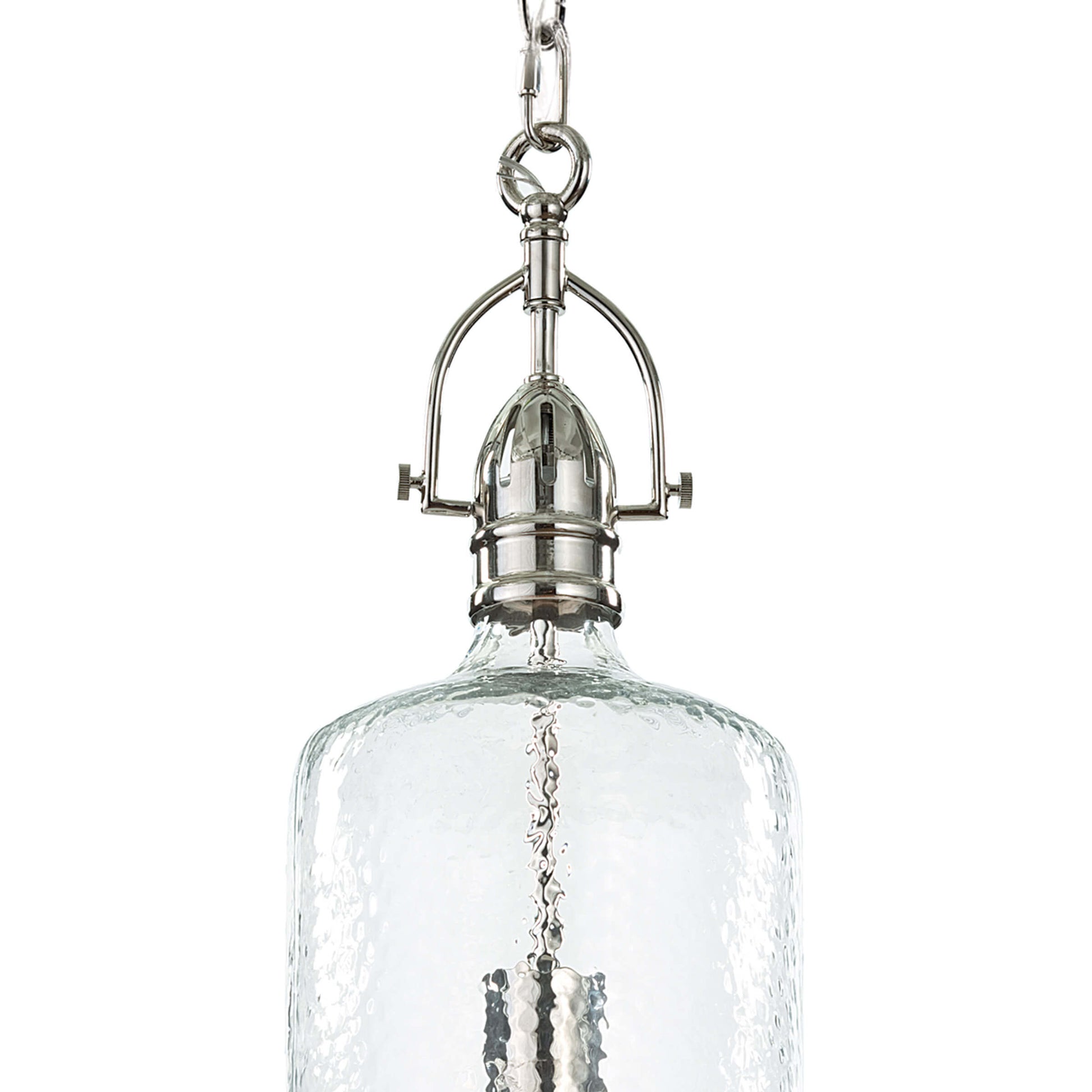Bar Pendant in Polished Nickel by Regina Andrew