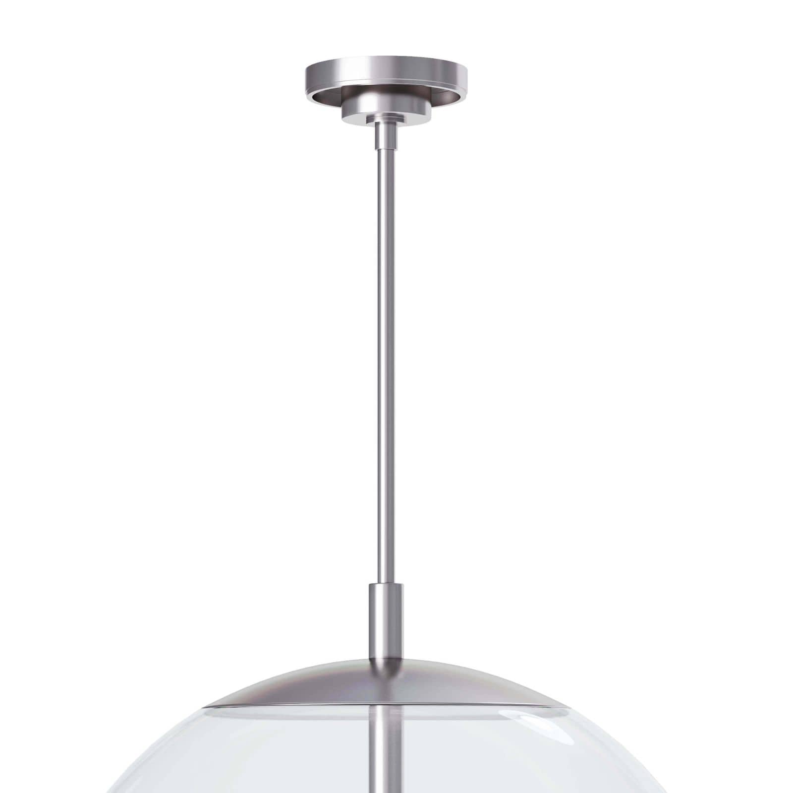 Cafe Pendant Large in Polished Nickel by Coastal Living