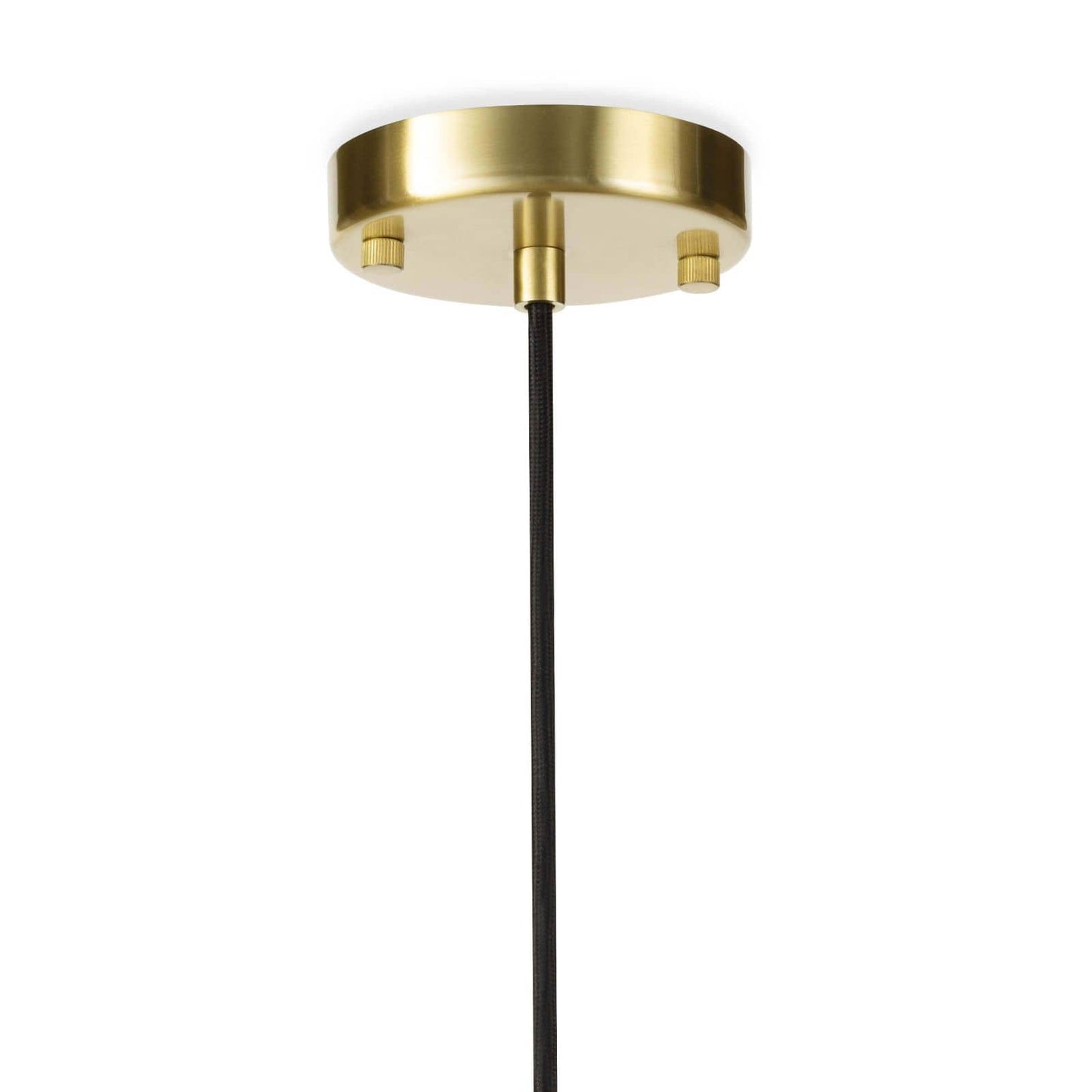 Hilton Pendant in Blackened Brass and Natural Brass by Regina Andrew