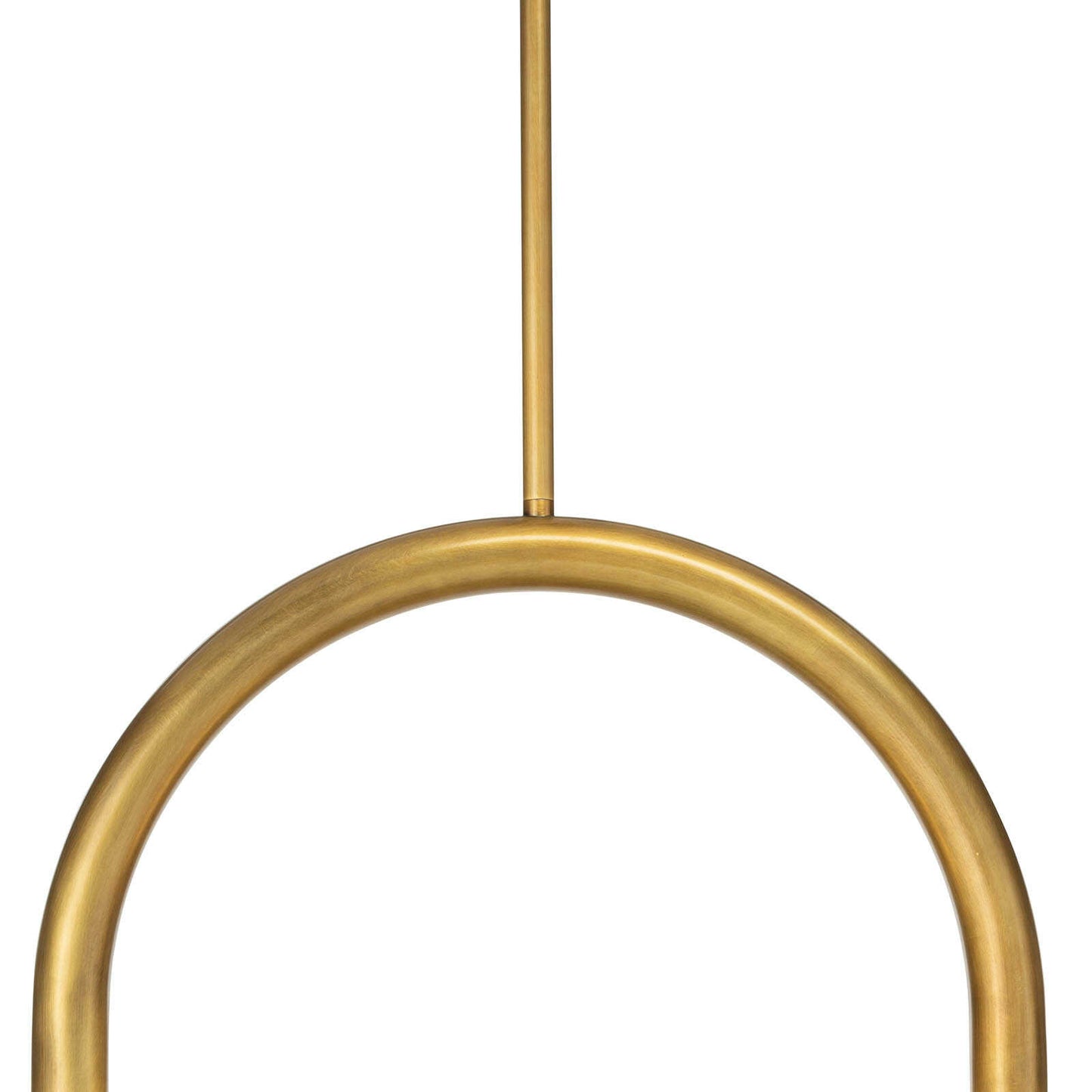 Happy Pendant Small in Natural Brass by Regina Andrew
