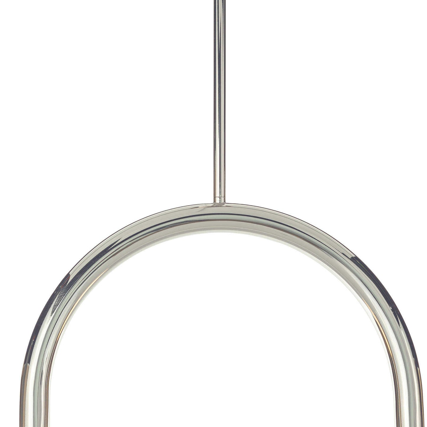 Happy Pendant Small in Polished Nickel by Regina Andrew
