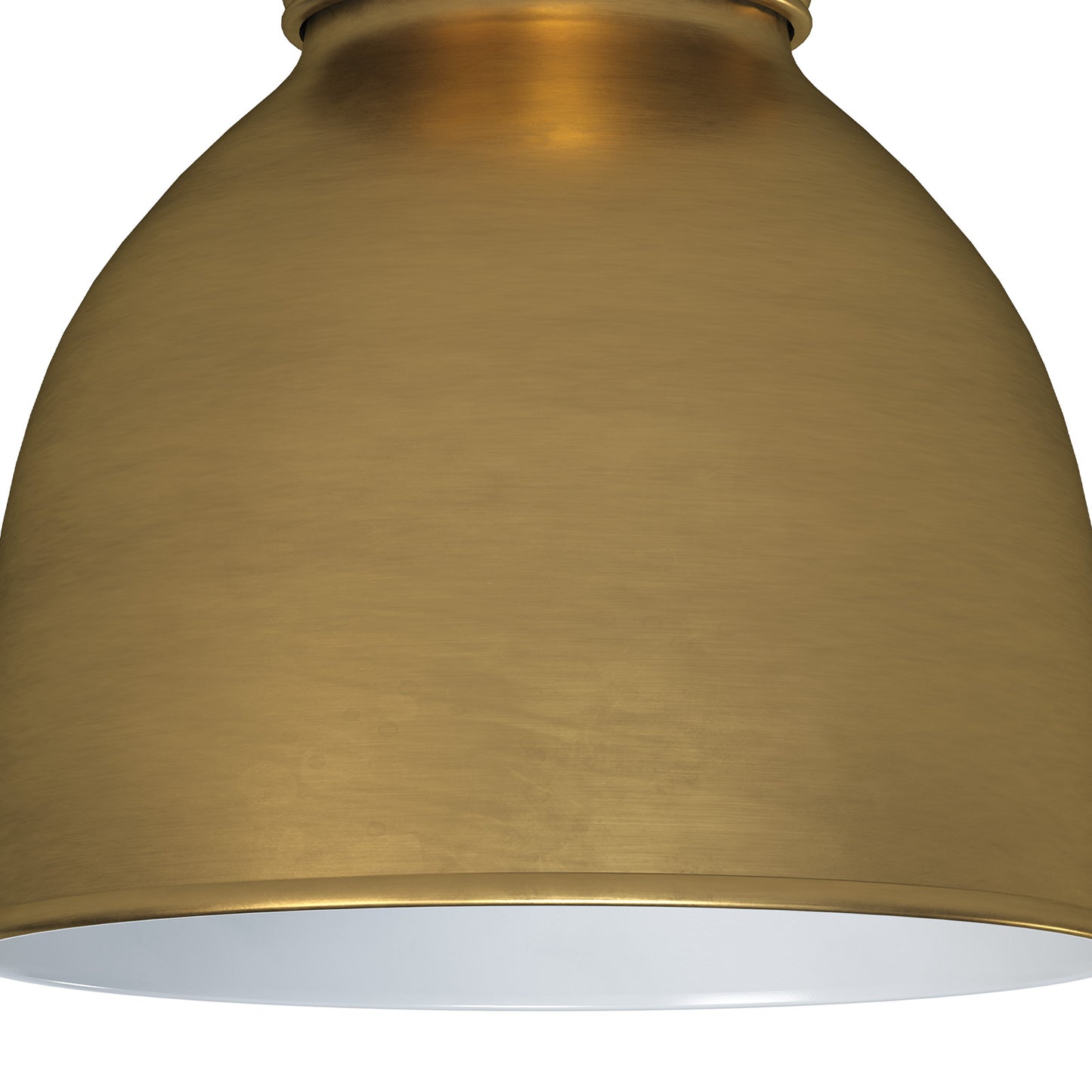 Pantry Flush Mount in Natural Brass by Southern Living