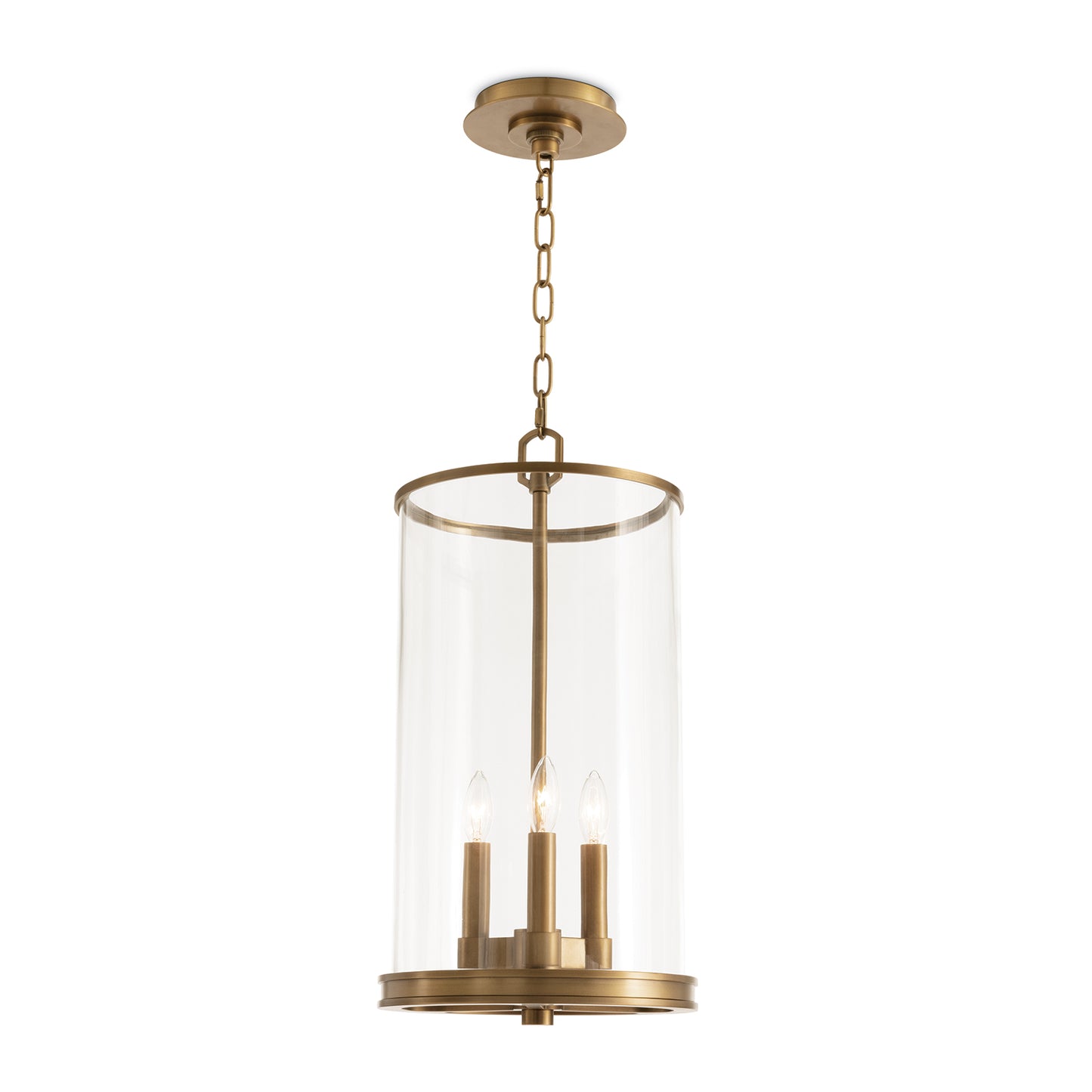 Adria Pendant in Natural Brass by Southern Living