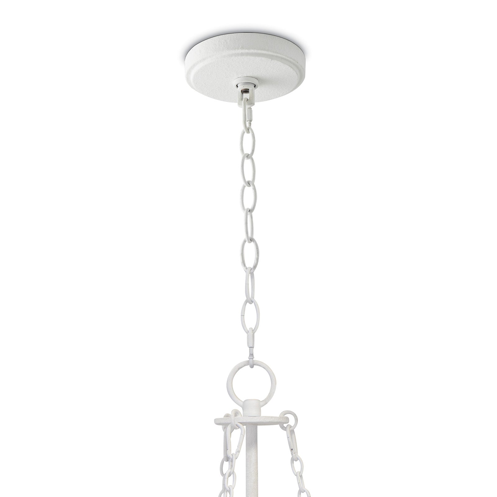 River Reed Basin Chandelier in White by Regina Andrew