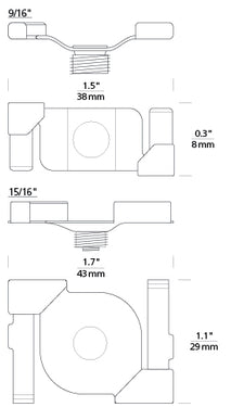 MonoRail T Connector | Visual Comfort Modern