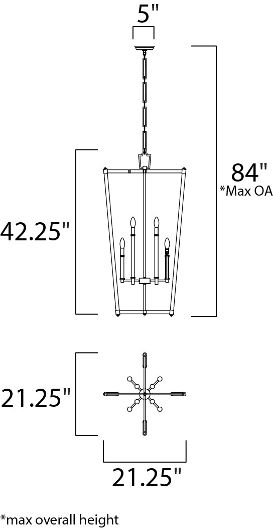 Maxim Lucent 8-Light Pendant