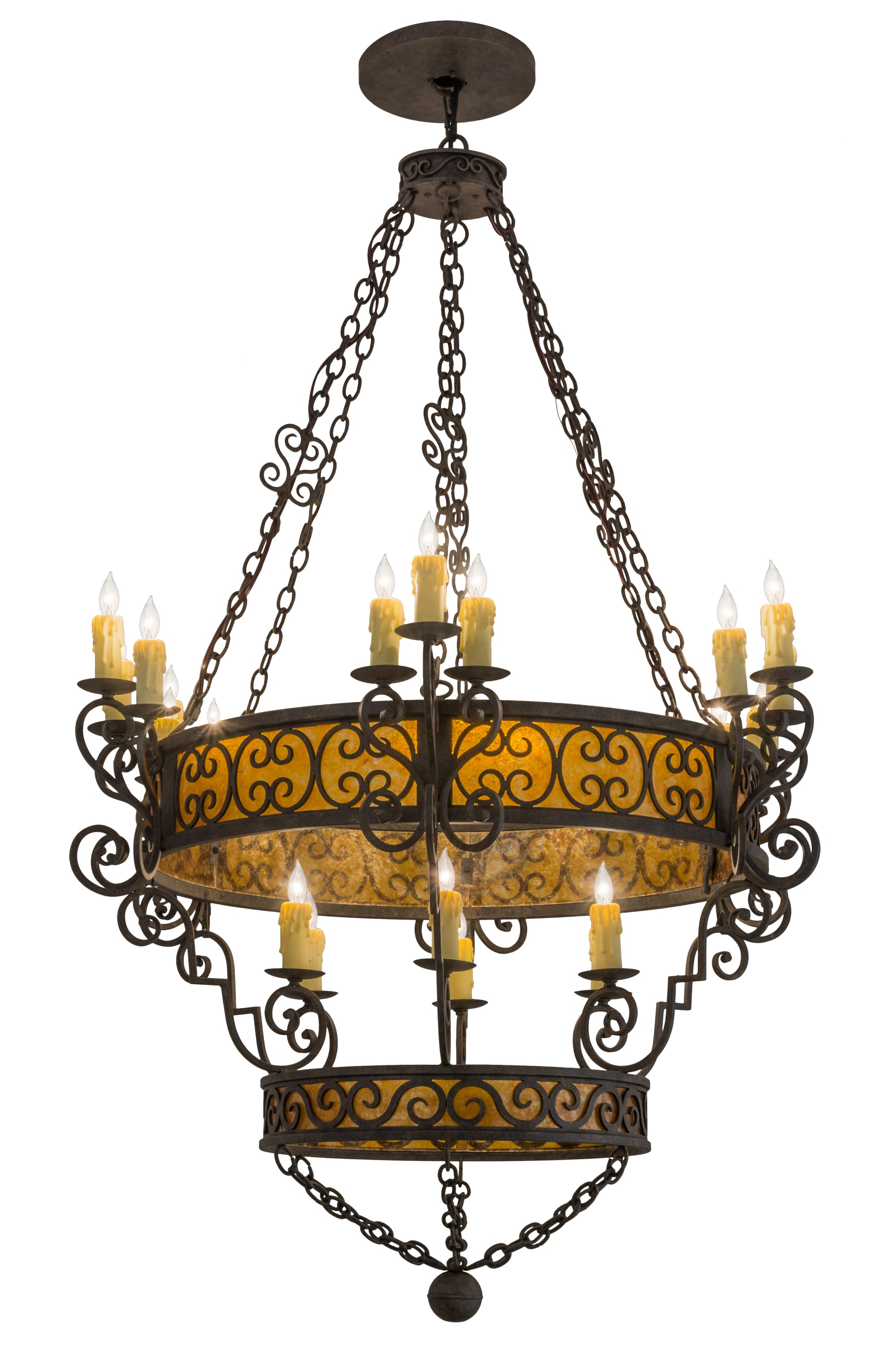 2nd Avenue 48" Isabo 24-Light Two Tier Chandelier
