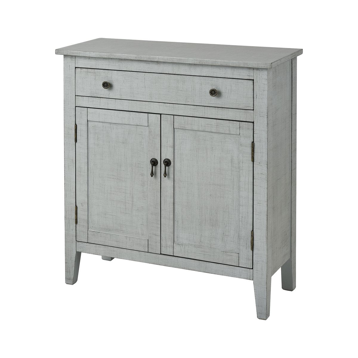 Stein World Holt 2-Door Drawer Cabinet Grey 16942