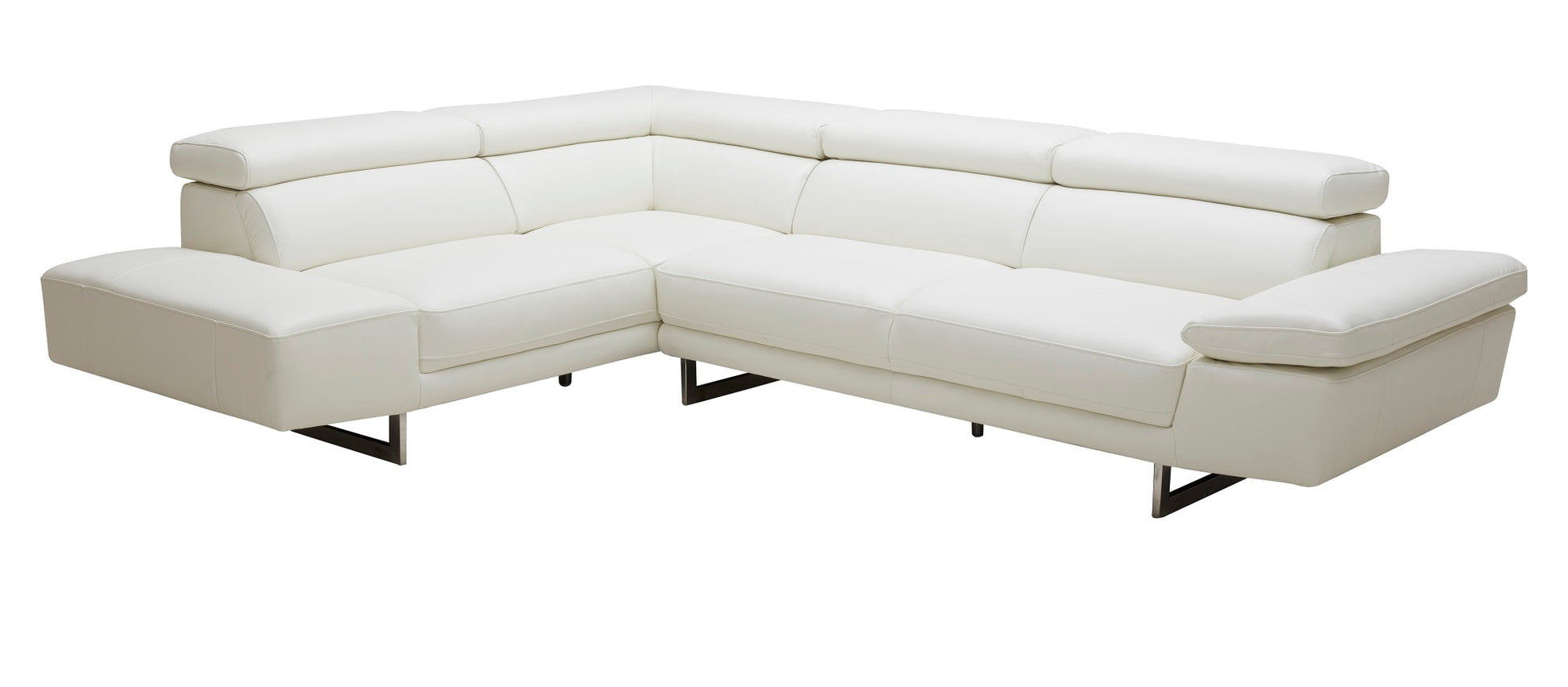 1717 Italian Leather Sectional Sofa LHF by JM