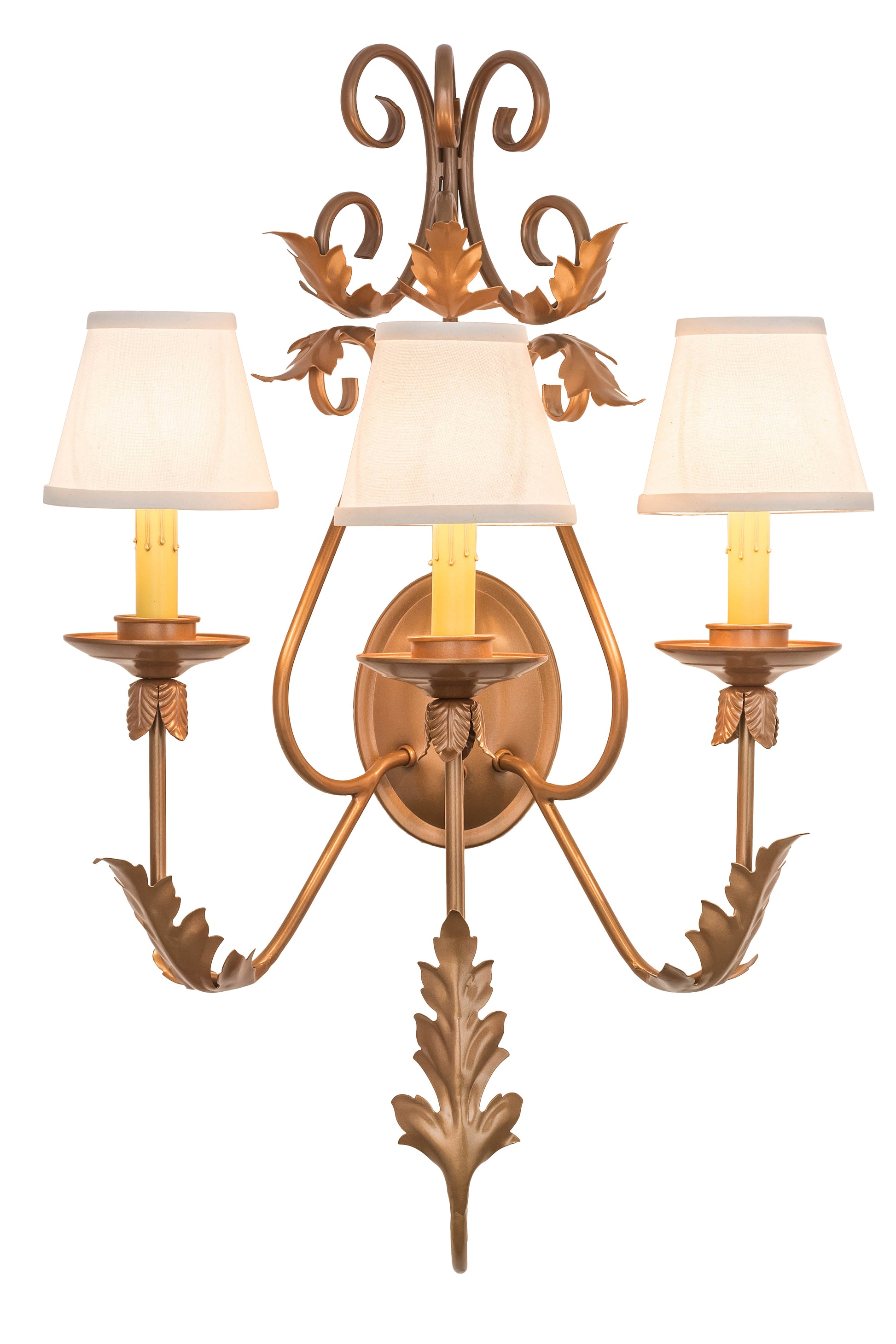 2nd Avenue 18" French Elegance 3-Light Wall Sconce