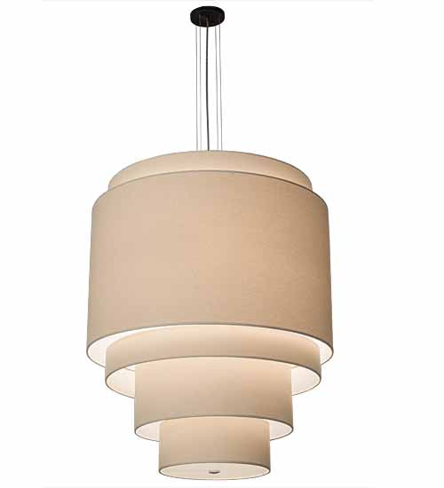 2nd Avenue 31" Cilindro 5 Tier Textrene Pendant