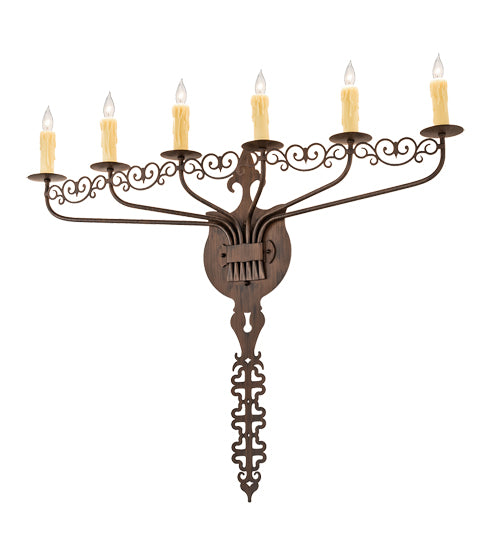 2nd Avenue 36" Almonte 6-Light Wall Sconce