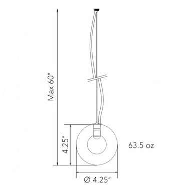 Tear Drop Pendant Light of Yamagiwa