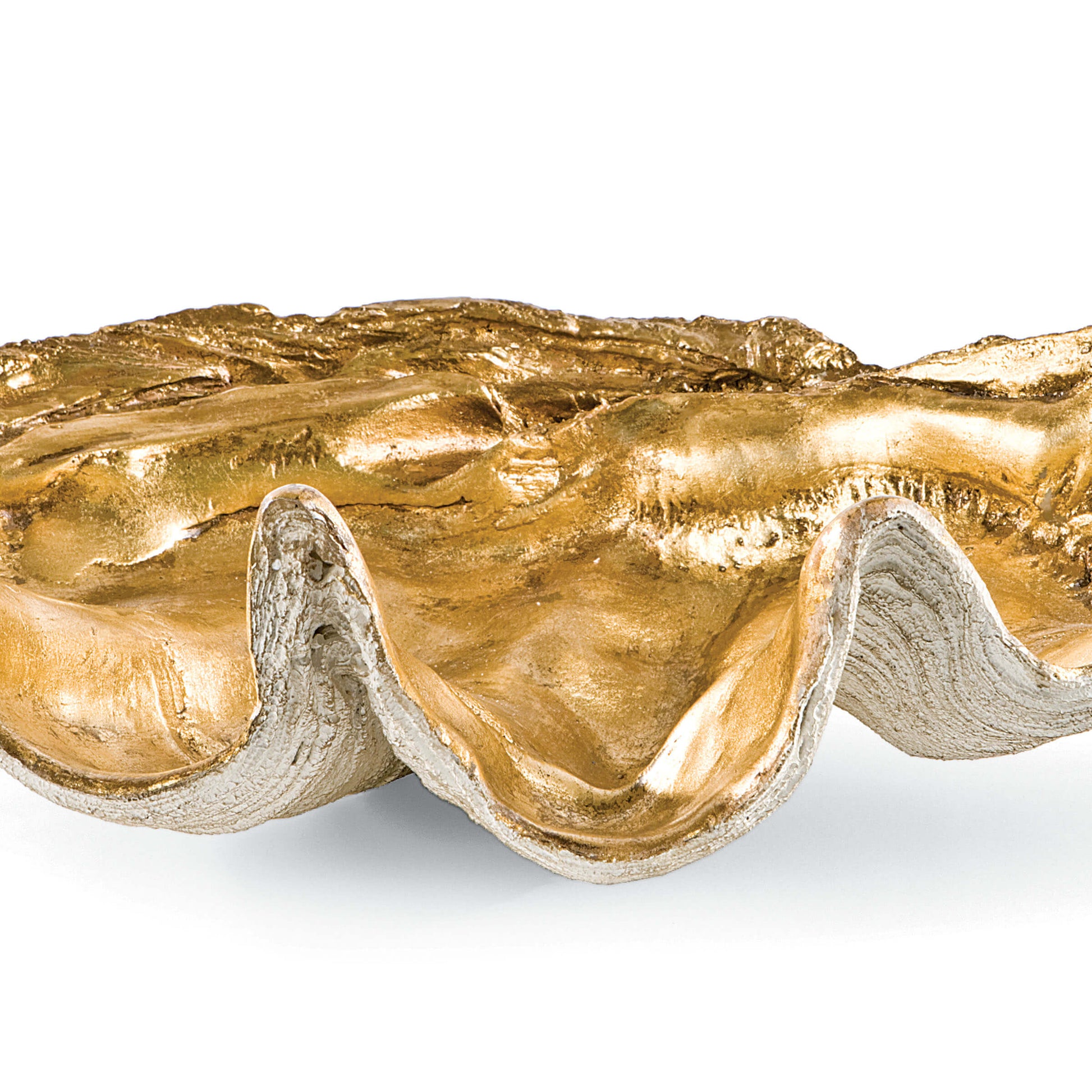 Golden Clam Bowl Large by Regina Andrew