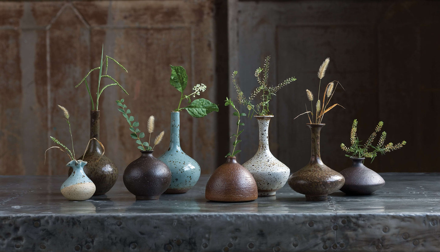 Porcelain Bud Vases in Set of 8 by Regina Andrew