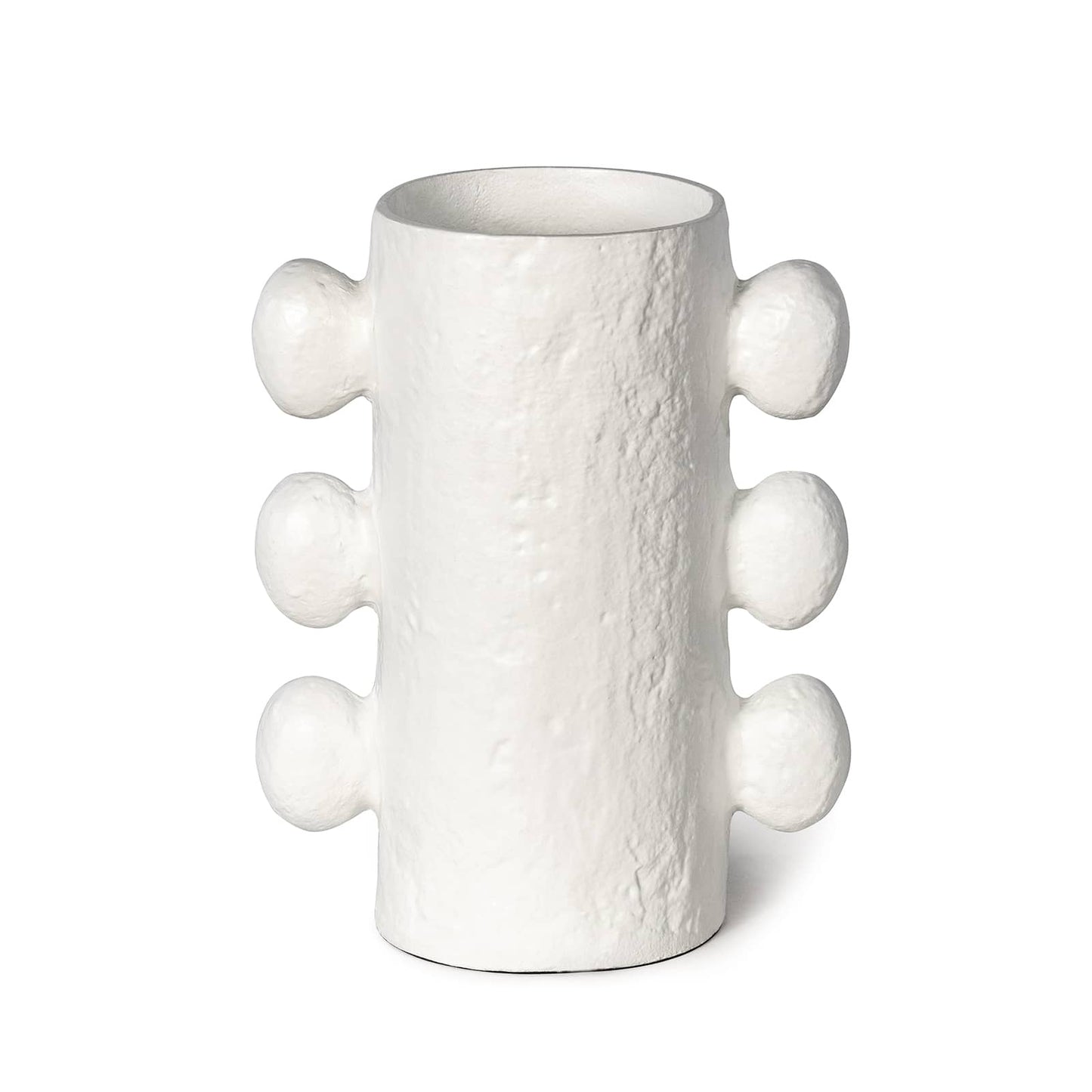 Sanya Metal Vase Small in White by Regina Andrew