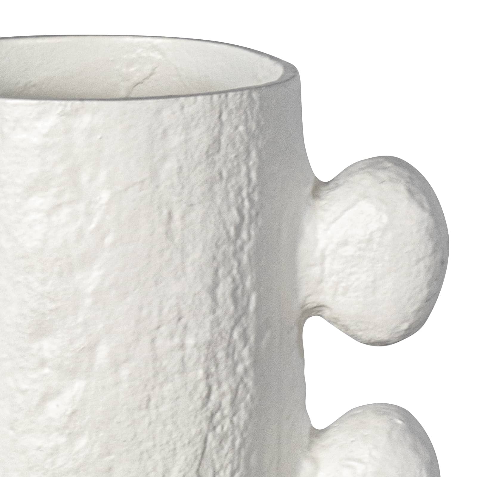 Sanya Metal Vase Large in White by Regina Andrew