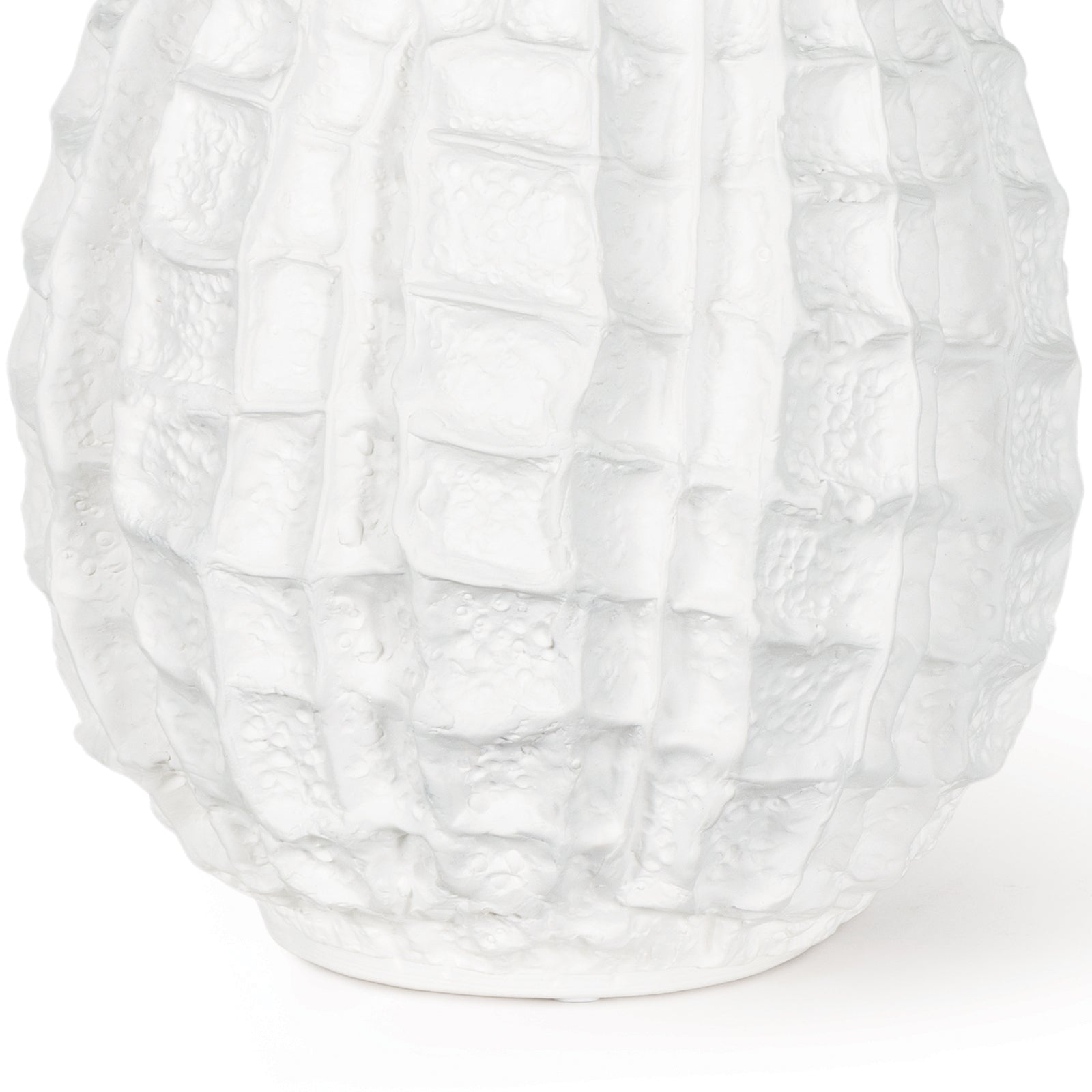 Caspian Ceramic Vase in White by Regina Andrew