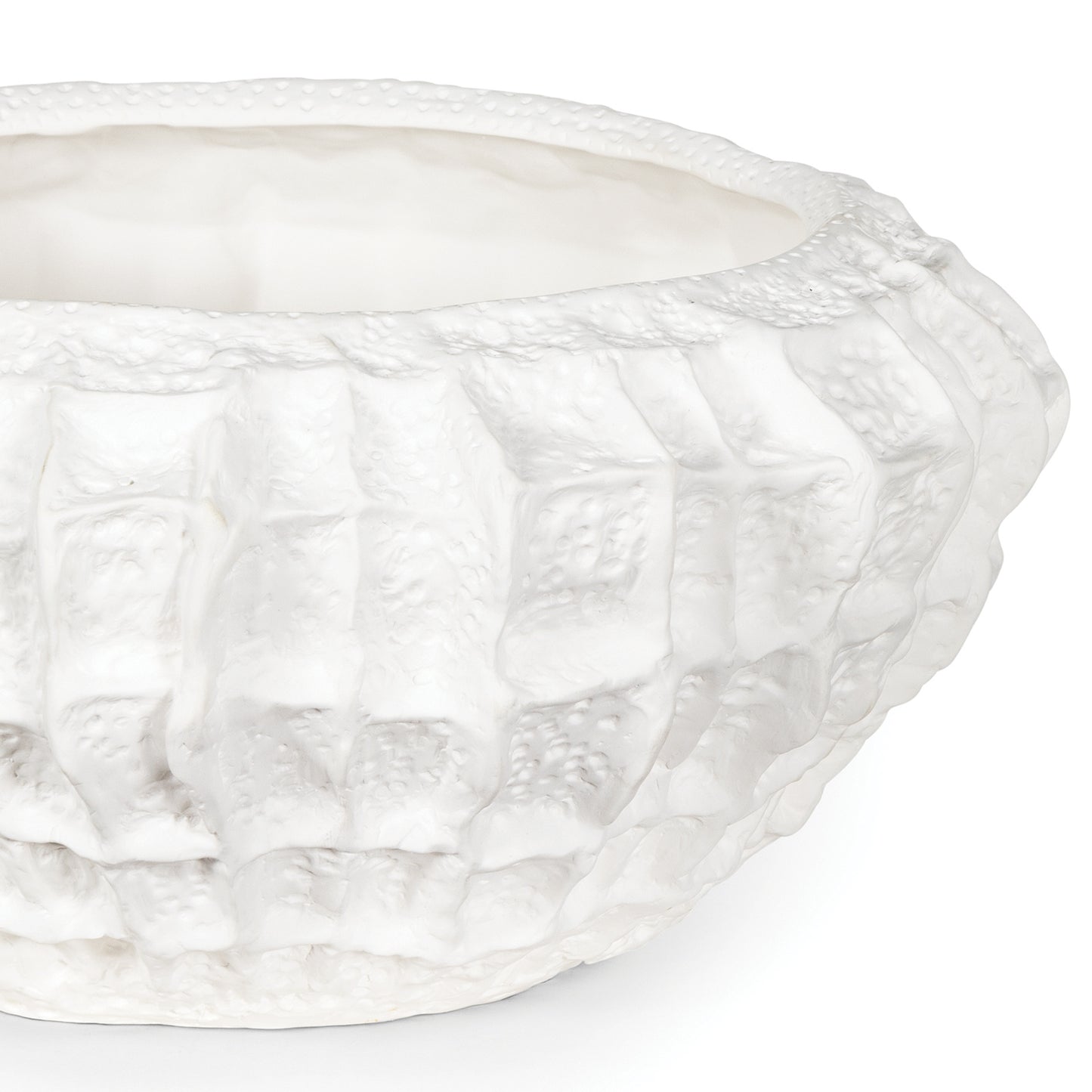 Caspian Ceramic Bowl in White by Regina Andrew