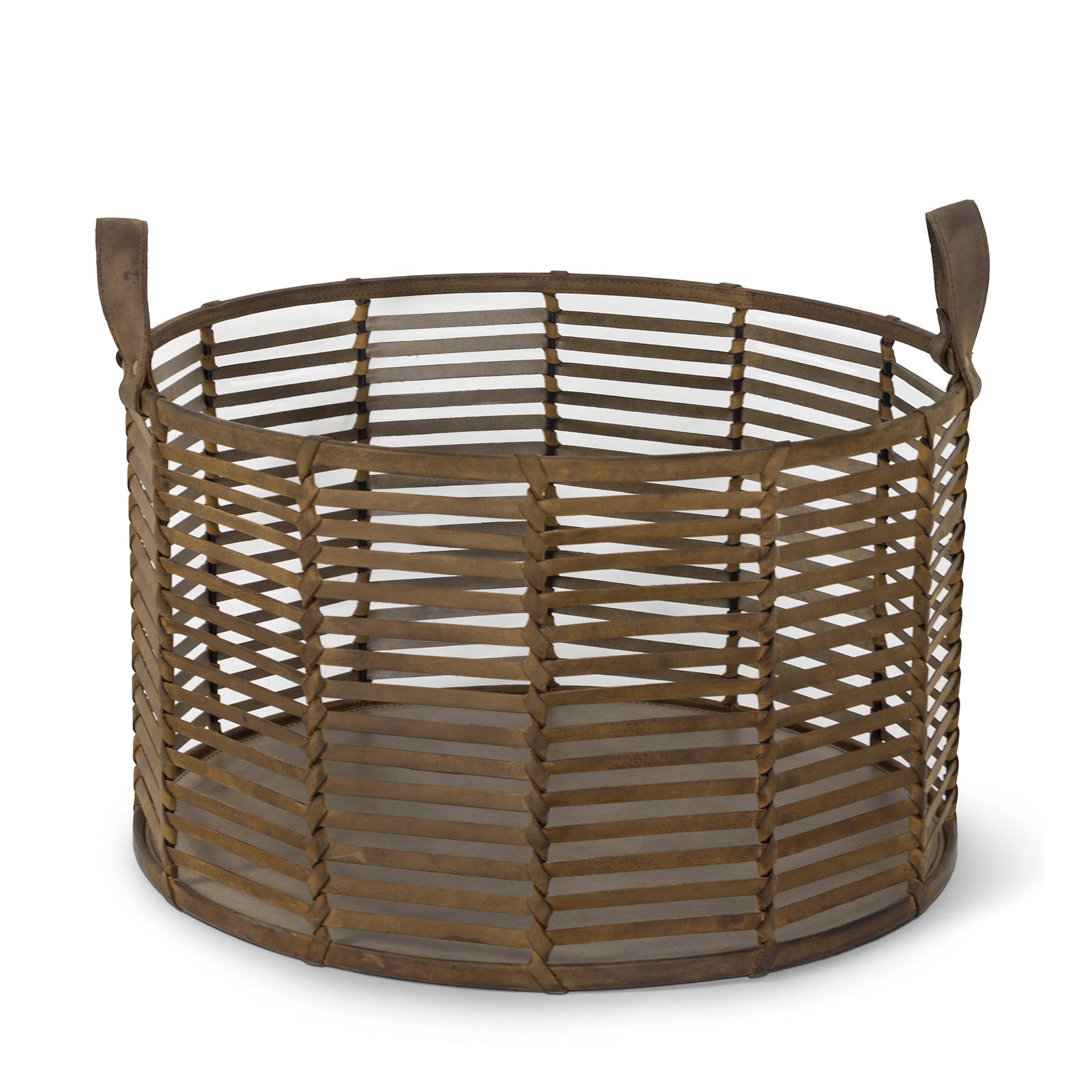 Finn Leather Basket Large by Regina Andrew
