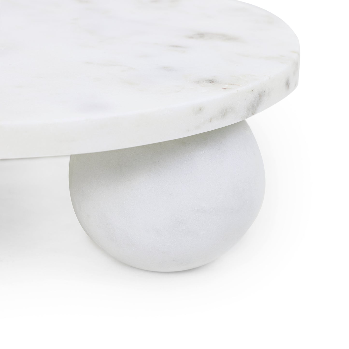 Marlow Marble Plate Small in White by Regina Andrew