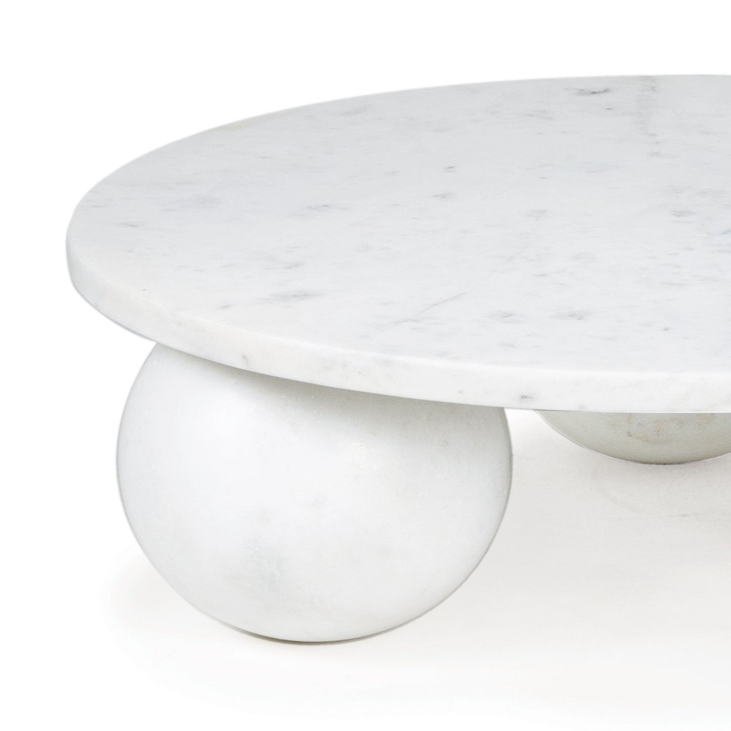 Marlow Marble Plate Small in White by Regina Andrew