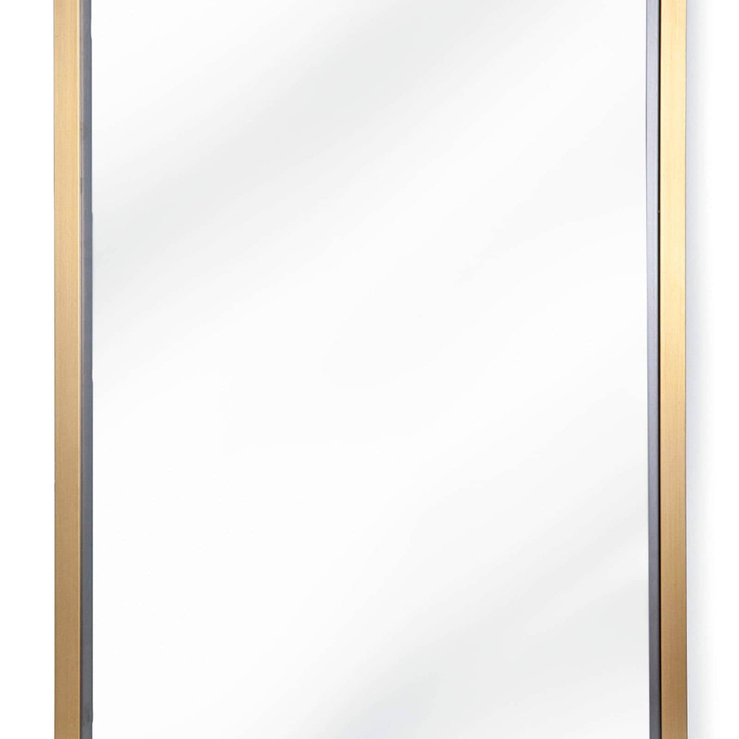 Rectangle Mirror in Natural Brass by Regina Andrew