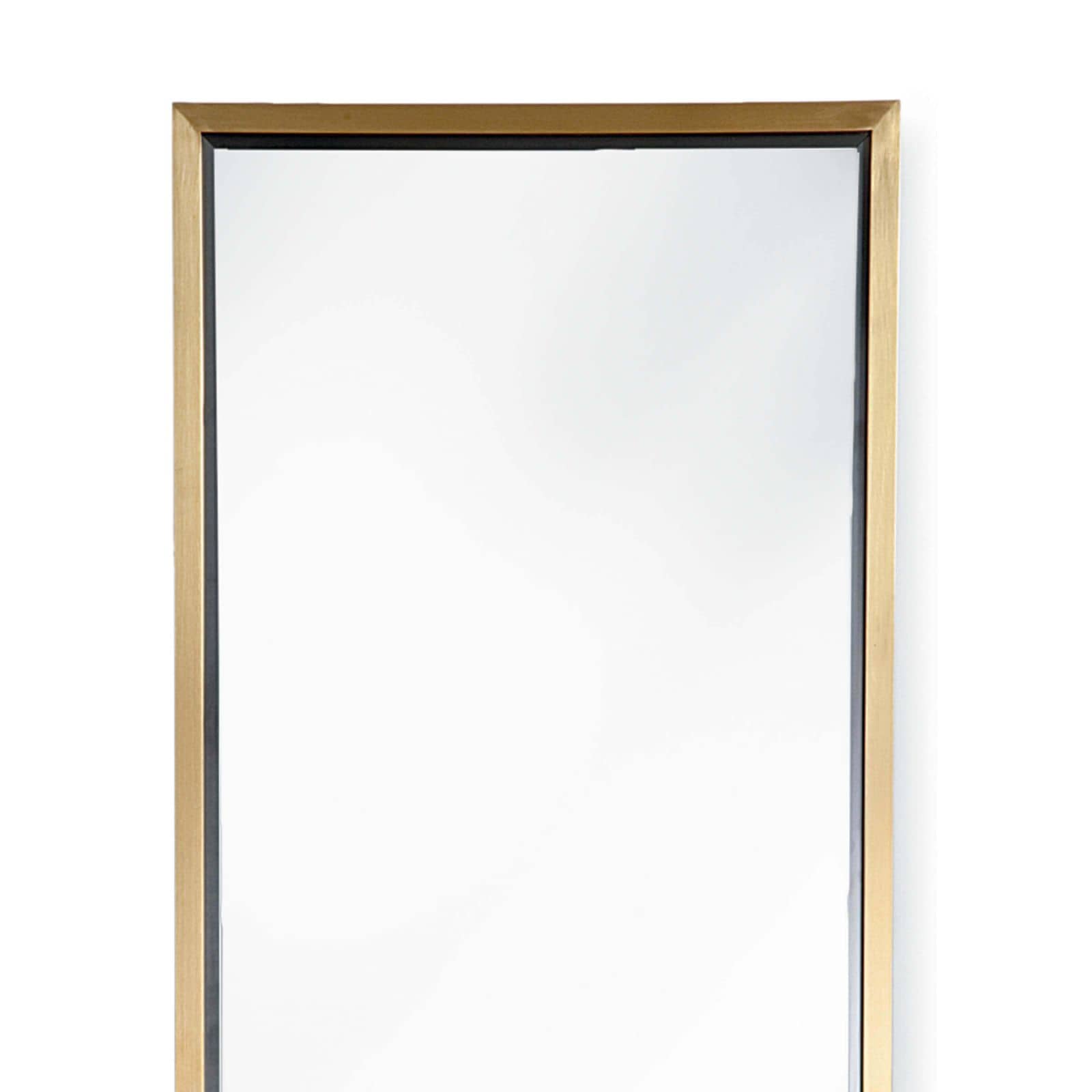 Dressing Room Mirror in Natural Brass by Regina Andrew