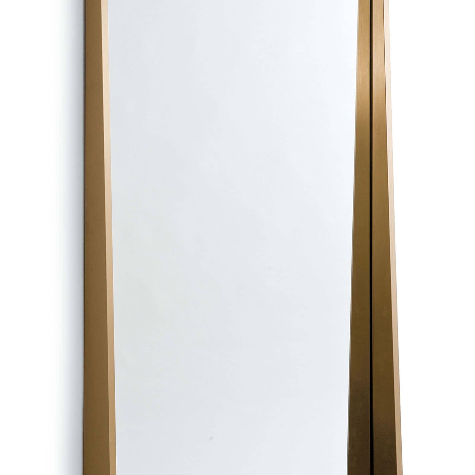 Gunner Mirror in Natural Brass by Regina Andrew