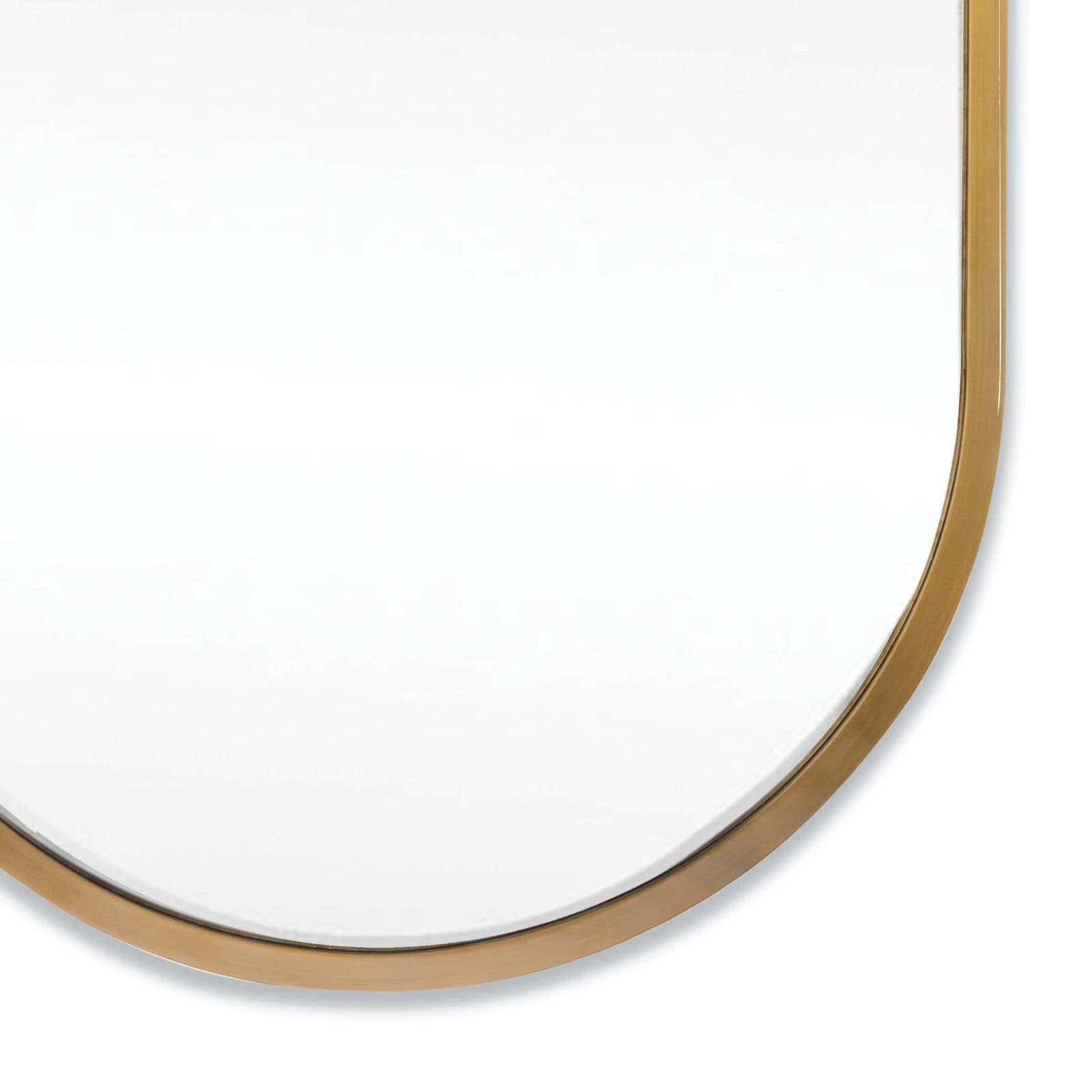 Canal Mirror in Natural Brass by Regina Andrew
