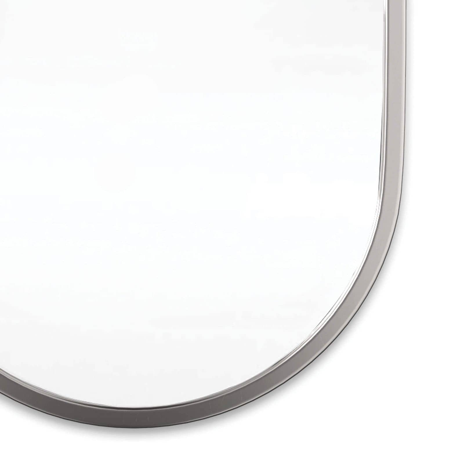 Canal Mirror in Polished Nickel by Regina Andrew