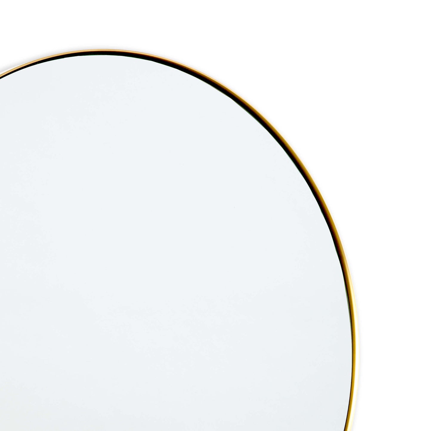 Rowen Mirror in Natural Brass by Regina Andrew