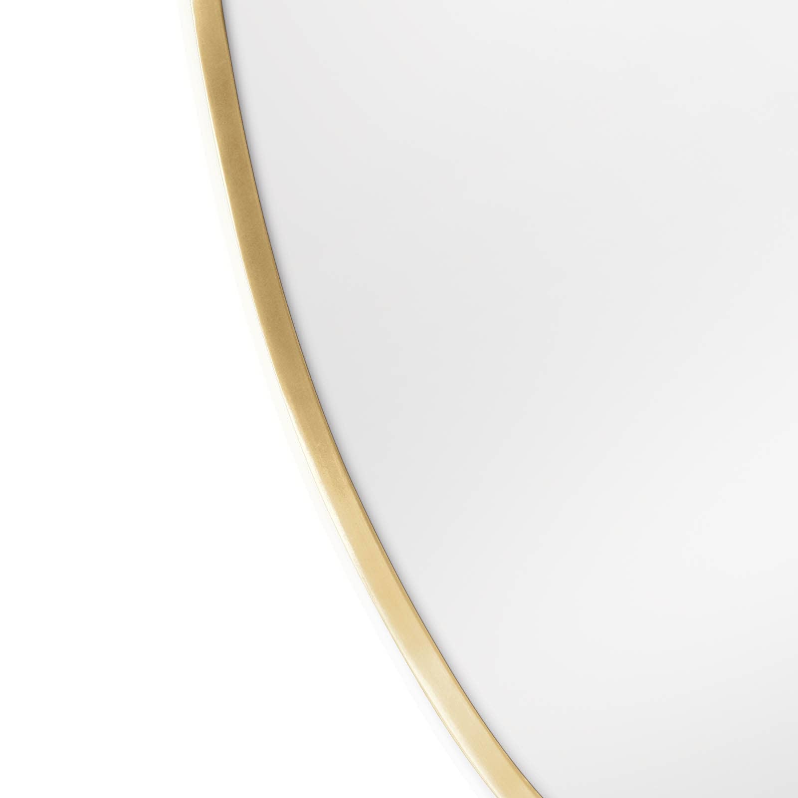 Crest Mirror in Natural Brass by Regina Andrew