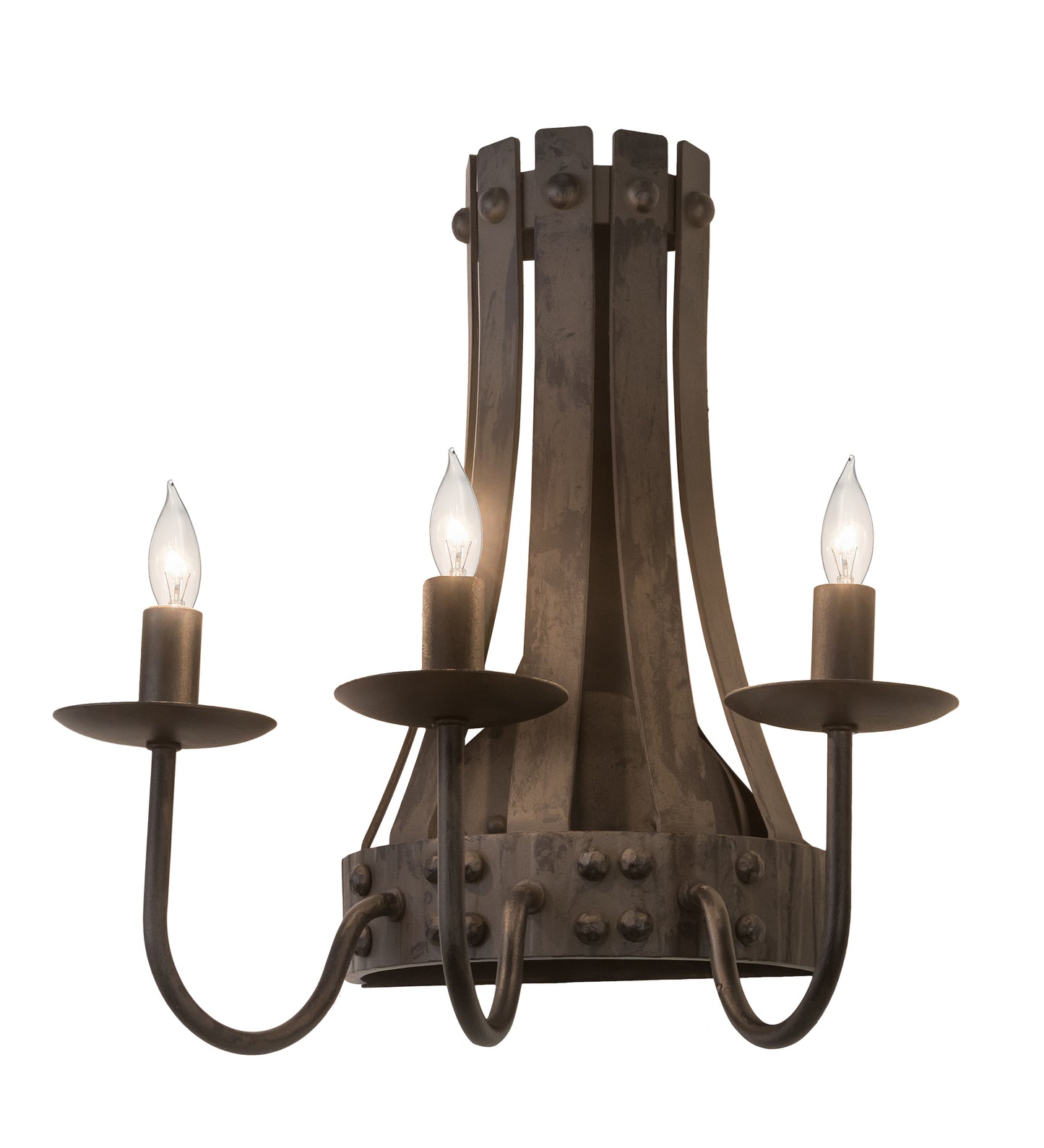 2nd Avenue 14" Barrel Stave Wall Sconce