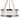 Framburg Astor 5 - Light Polished Silver Dining Chandelier 2175 PS