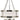Framburg Astor 5 - Light Polished Silver Dining Chandelier 2175 PS