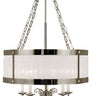 Framburg Astor 5 - Light Polished Silver Dining Chandelier 2175 PS