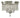 Framburg Princessa 4 - Light Polished Silver Flush Mount 2273 PS