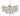 Framburg Princessa 5 - Light Polished Silver Dining Chandelier 2276 PS