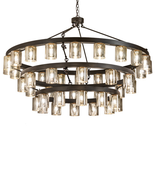 2nd Avenue 70" Loxley Horizon Ring 44-Light Three Tier Chandelier..