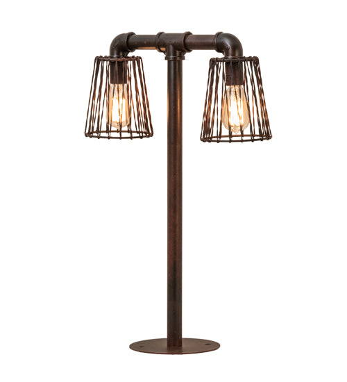 2nd Avenue 28" x 18" PipeDream 2-Light Table Lamp