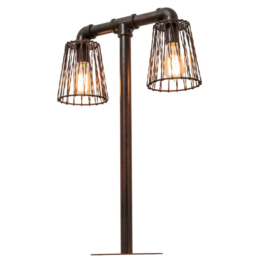 2nd Avenue 28" x 18" PipeDream 2-Light Table Lamp