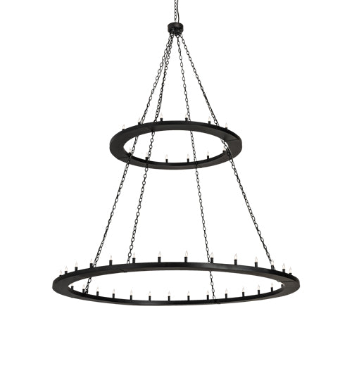 2nd Avenue 84" Loxley 48-Light Two Tier Chandelier